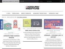 Tablet Screenshot of konkursykreatywne.pl